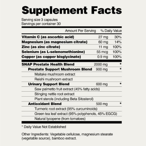 Prostate Health Supplement